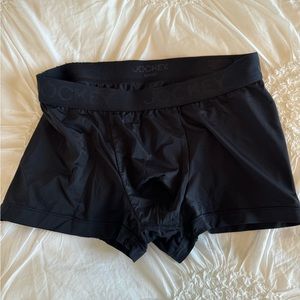 JOCKEY Men’s Small boxer brief; Beautiful silk black; gently used, unblemished